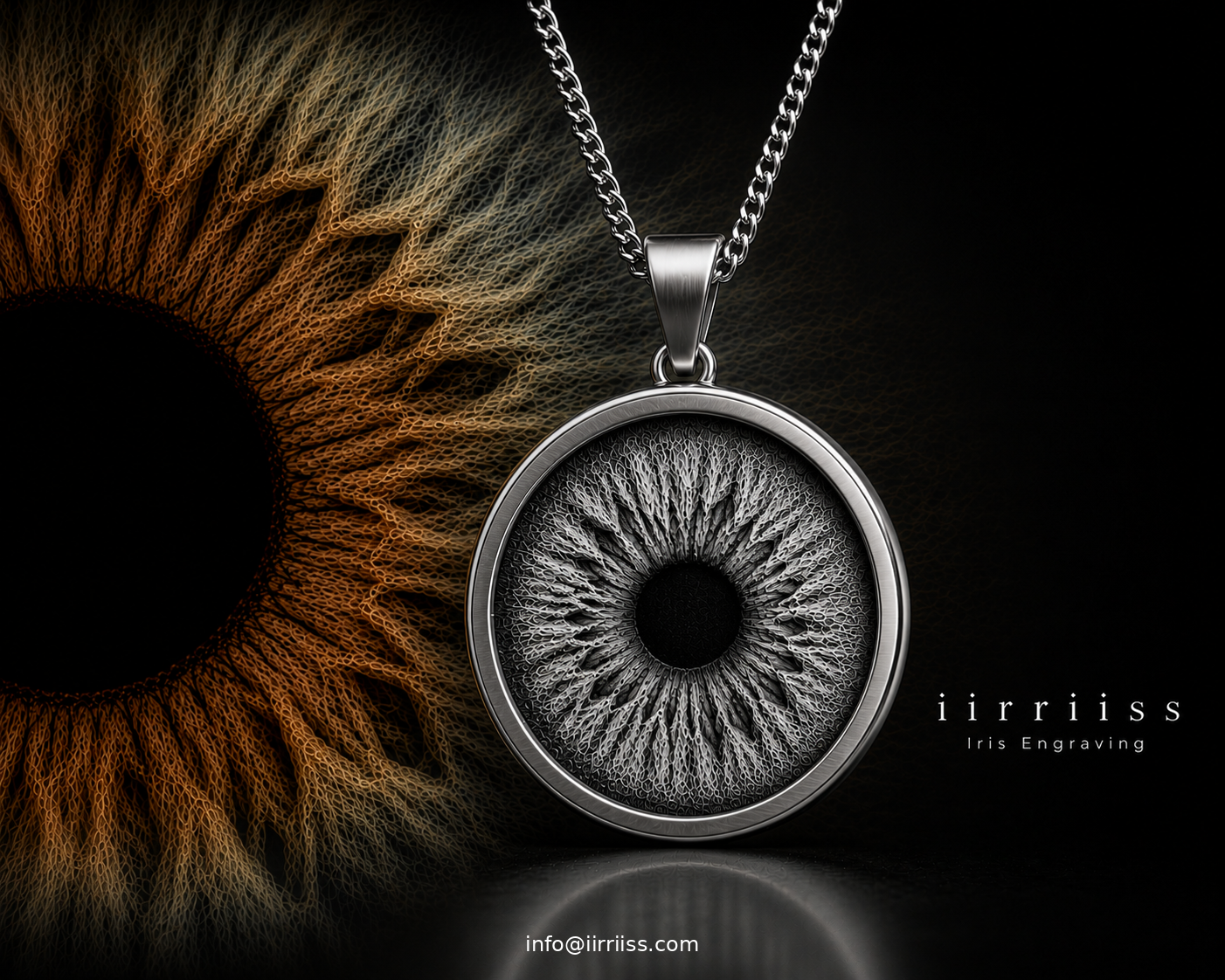 iirriiss Iris Engraving pendant